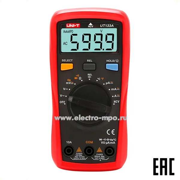 И48. Мультиметр 13-0062 универсальный UT133A (UNI-T)