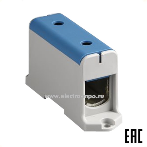 Б6914. Клемма КЕ64.2(R) винтовая синяя 35-240мм2 425А 800В ширина 37,5мм (Ensto)