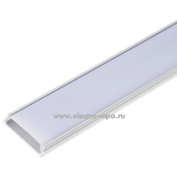 Д1537. Профиль 522510 GAL-GLS-2000-6-24 алюмин. накладной 6х24мм L=2000мм для СД ленты (General)