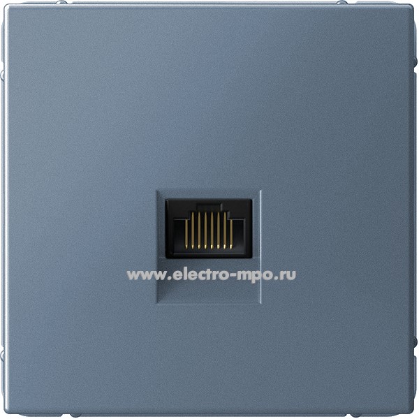 Р3278. Механизм ArtGallery GAL000786 розетки компьютерной RJ45 6А с/п грифель (Systeme Electric)