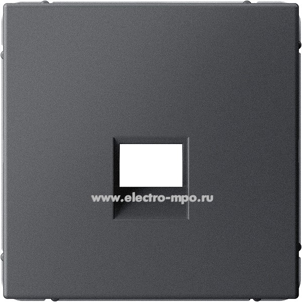 Р3184. Накладка ArtGallery GAL001484 для информационных функций типа Keystone базальт (Systeme Electric)