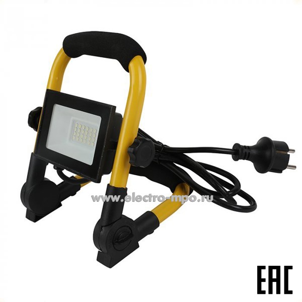 С0544. Прожектор переносной 403278 GTAB-PORTABLE-30BT-IP65-6 220В 30Вт 2740Лм 6500К чёрный IP65 (General)