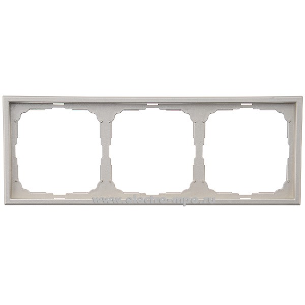 Р3141. Рамка-3 ArtGallery GAL000503 универсальная шампань (Systeme Electric)