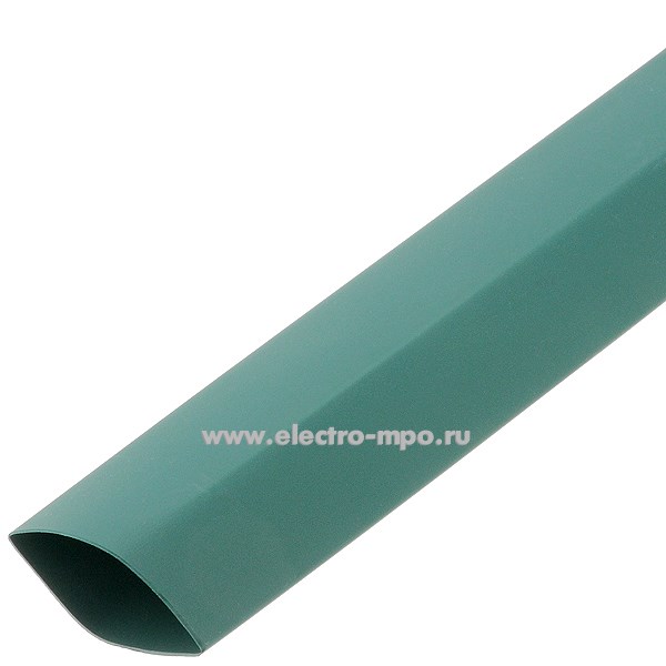 Т28. Трубка 102195 ТУТнг-LS-50/25  термоусаживаемая зеленая  ("КВТ" Калуга)