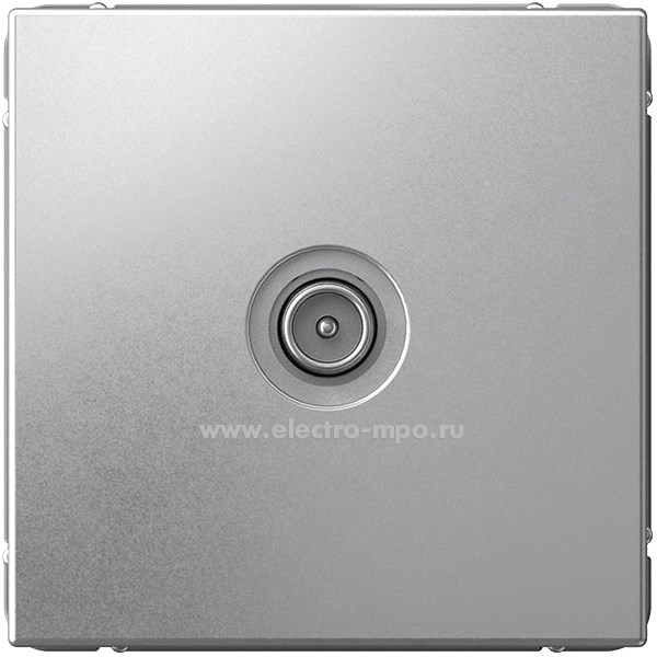 Р3074. Механизм ArtGallery GAL000392 TV розетки проходной 4дБ с/п алюминий (Systeme Electric)