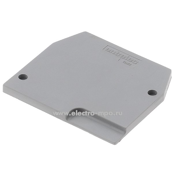 Б0005. Пластина FEM6 торцевая 1SNA118368R1600 серая для клемм M, MA, С 2,5-10мм2 (TE Connectivity)