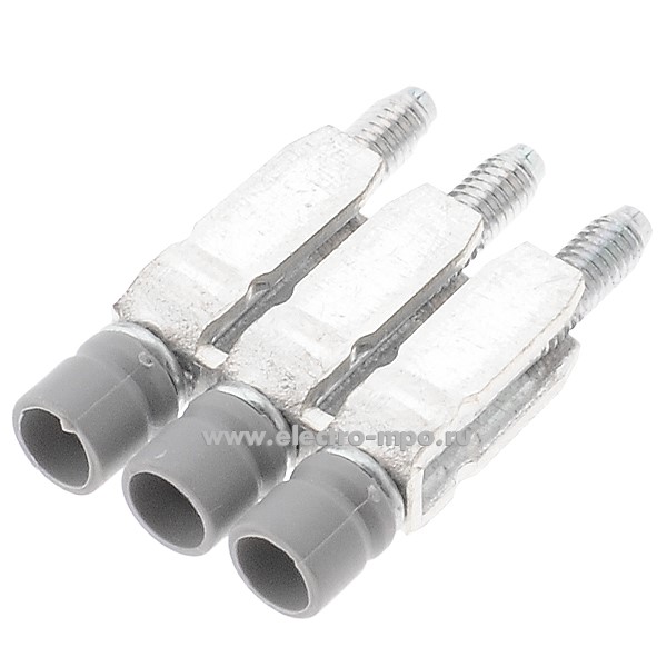 Б0017. Блок перемычек BJMI5-3 винтовых 1SNA176279R1700 3 полюса 24А для клемм МА 2,5/5 IP20 (TE)