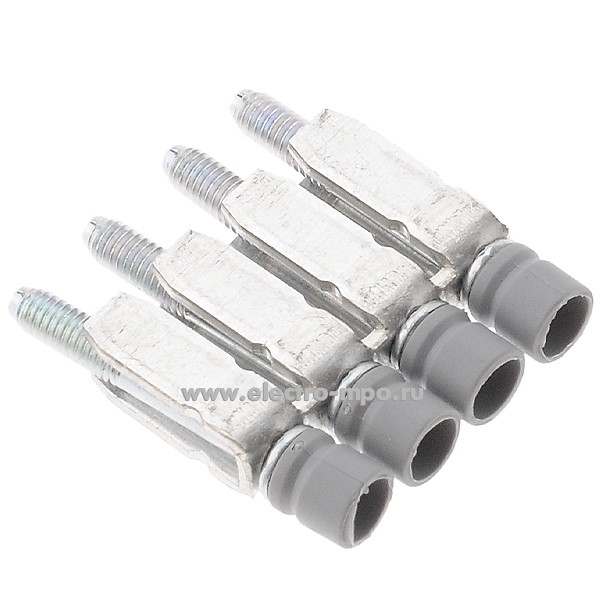 Б0018. Блок перемычек BJMI5-4 винтовых 1SNA176280R0500 4 полюса 24А для клемм МА 2,5/5 IP20 (TE)