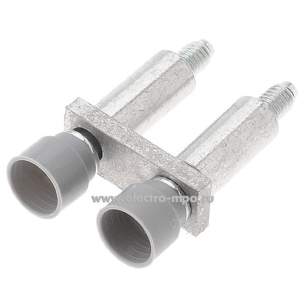 Б0036. Блок перемычек BJМI10-2 винтовых 1SNA176675R0400 2 полюса 57А для клемм М,С 10/10 IP20 (TE)