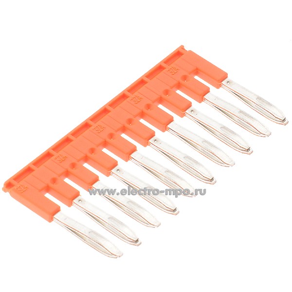 Б0071. Блок перемычек JB5-10 гребенка 1SNK905310R0000 10 полюсов 32А для клемм ZS4, ZK2,5 (TE)