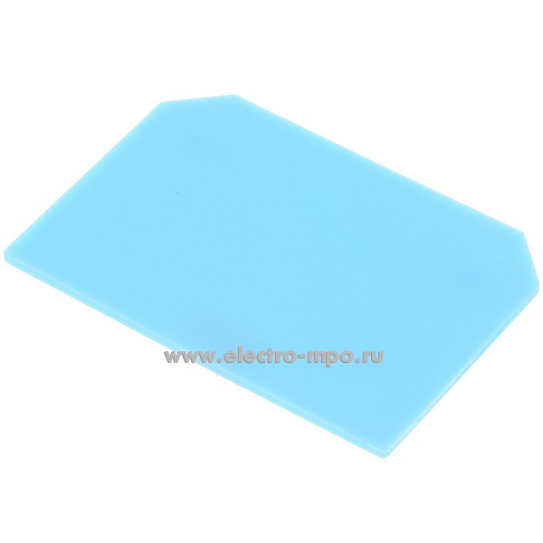 Б0655. Пластина ЗП102-2-08 торцевая 32433DEK синяя для клемм ЗН101 16мм2 (DEKraft)