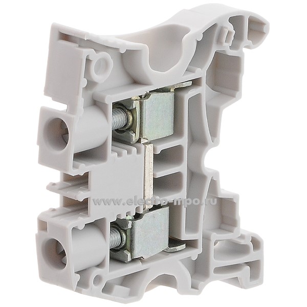 Б6737. Клемма ZS10 винтовая 1SNK508010R0000 серая 10мм2 57А 1000В ширина 8мм (TE Connectivity)