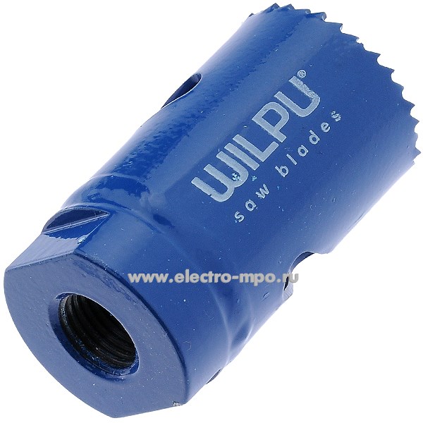 И7186. Коронка 30мм 3103000101 HSS Bi-metal с мелким зубом по металлу (Wilpu)