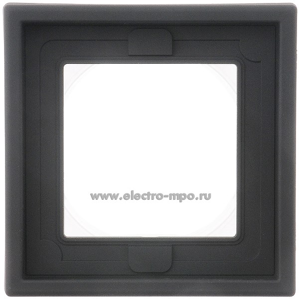 Р3240. Рамка-1 ArtGallery GAL441001 IP44 карбон (Systeme Electric)