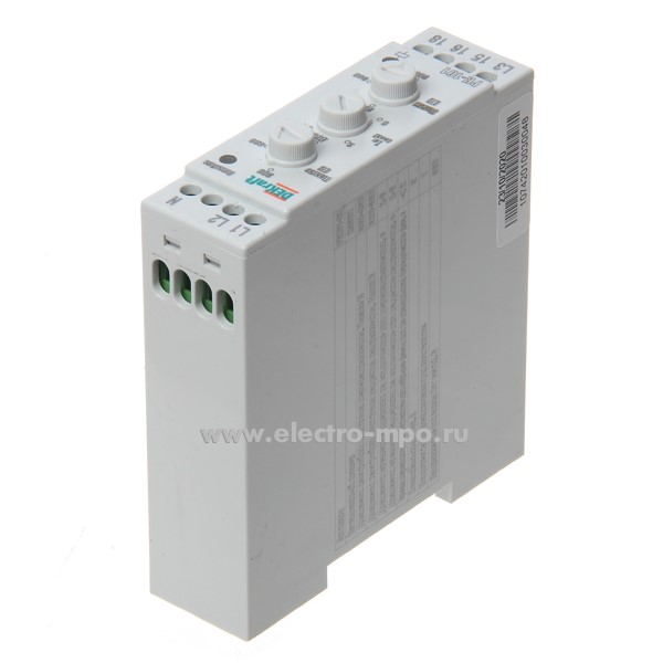 Реле контроля фаз РК-101-02 380В 5А 1 перекл. контакт 23301DEK (DEKraft)