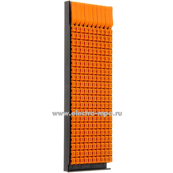 М3662. Маркер MARK3 MKF3S2 символ "3" 1,5-2,5 мм2 (ДКС)