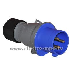 Р9602. Вилка 232EP6 2CMA101975R1000 кабельная 2P+E 32А 250В IP44 (АВВ)