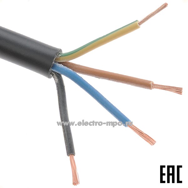 П50. Кабель КГВВнг(А)-LS 4х1,5 кв.мм ГОСТ (Калужский кабельный завод)