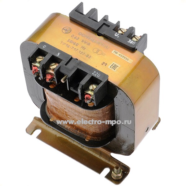Б3769. Трансформатор ОСМ1-0,63 220/5-220 0,63кВА (Минский ЭТЗ Беларусь)