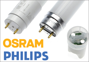 Новые светодиодные лампы G13 производства Osram и Philips!
