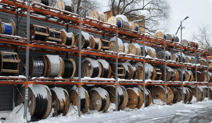 Кабели на складе МПО Электромонтаж