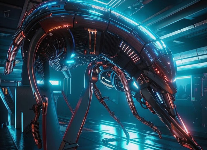 робот-червь промо