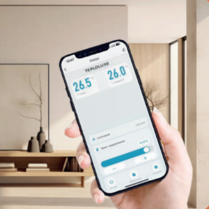 Управление терморегулятором Теплолюкс Teploluxe со смартфона